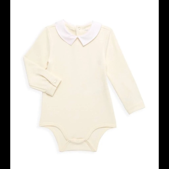 NWT Ralph Lauren Cotton Bodysuit / Plaid Wool Overall Pant Set.Holiday Christmas - Picture 2 of 7